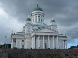 Helsinki: where this (the Lutheran cathedral) is not too far away from...